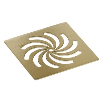 Eastbrook Crossland Shower Tray Waste Cover - Brushed Brass