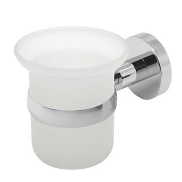 Eastbrook Genoa Wall Mounted Round Tumbler Holder - Chrome