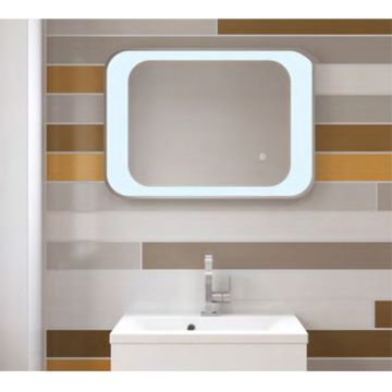 Eastbrook Treviso 700mm x 500mm Landscape Mirror with White LED Lights & Touch Sensor