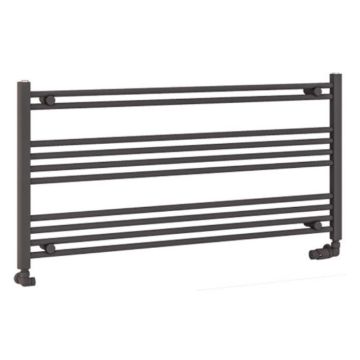 Eastbrook Wendover 600mm x 1200mm Straight Ladder Radiator - Matt Anthracite