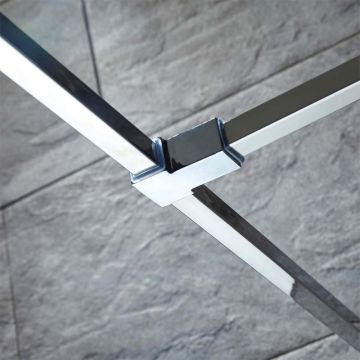 Ella Rowe Novus Wetroom Joining Piece - Chrome