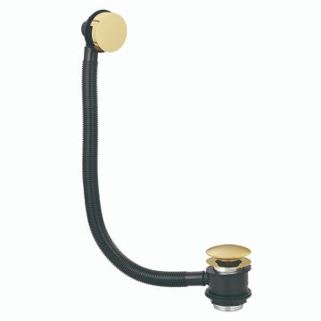 Ella Rowe Pop Up Bath Waste with Overflow - Brushed Brass