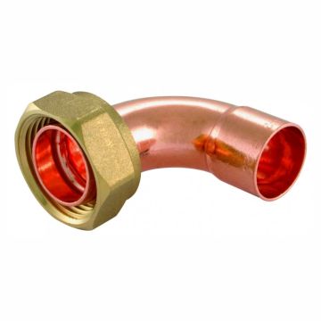End Feed Bent Cylinder Adaptor 22mm x 1"