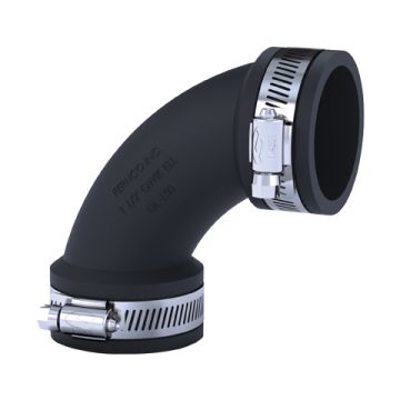 Fernco Plumbing 90 Deg Elbow EPDM 30mm - 38mm