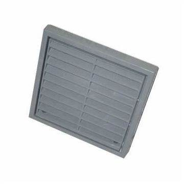 Fixed Wall Grille 100mm / 4" - Grey