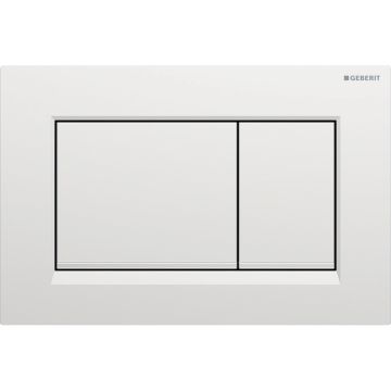 Geberit Sigma20 Square Dual Flush Plate Matt Chrome
