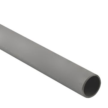 Grey 22mm Overflow Pipe - 3m Length