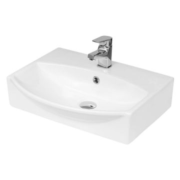 Hudson Reed 600mm 1 Tap Hole Wall Hung Basin