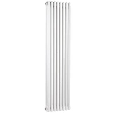 Hudson Reed Colosseum 3 Column Vertical Radiator 1500mm x 368mm - White