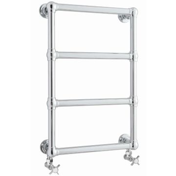 Hudson Reed Epsom Wall Mounted Towel Rail 750mm x 500mm - Chrome