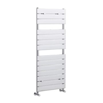 Hudson Reed Flat Panel Towel Rail 1213mm x 500mm - Chrome