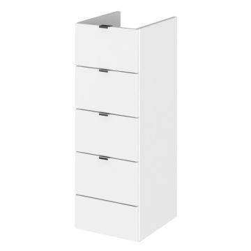 Hudson Reed Fusion 300mm Fitted Drawer Unit - Gloss White 