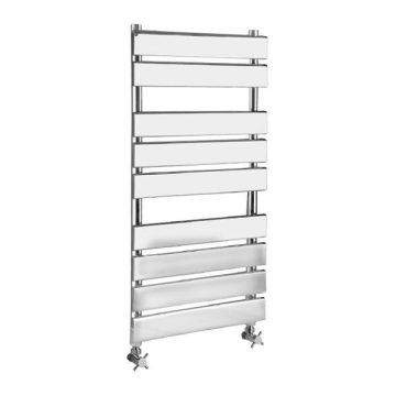 Hudson Reed Piazza Heated Towel Rail 950mm x 500mm - Chrome