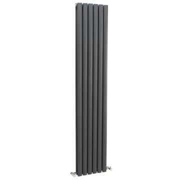 Hudson Reed Revive Double Panel Designer Radiator 1800mm x 354mm - Anthracite