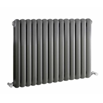 Hudson Reed Salvia Double Panel Designer Radiator 635mm x 863mm - Anthracite