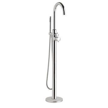 Hudson Reed Tec Thermostatic Single Lever Floor Standing Shower Mixer - Chrome