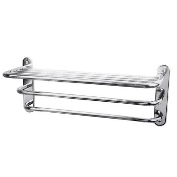Hudson Reed Traditional 3 Tier Towel Rack - Chrome