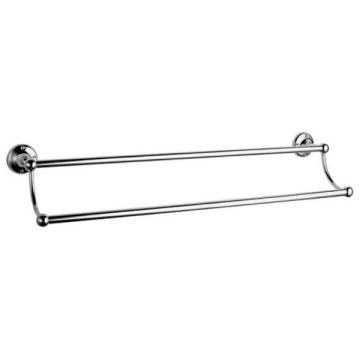 Hudson Reed Traditional Double Towel Rail - Chrome