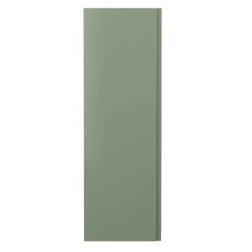 Hudson Reed Urban 400mm Wall Hung 1 Door Tall Unit - Satin Green