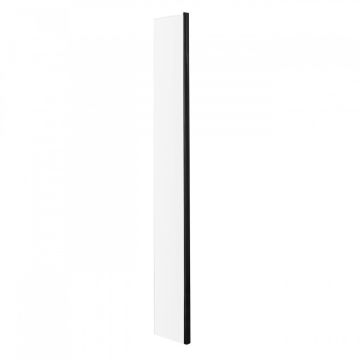 Hudson Reed 8mm Wetroom Return Screen 215mm - Black