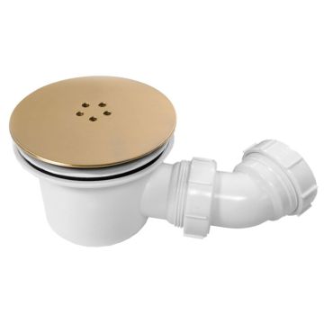 Hydro45 90mm Shower Waste - Brushed Brass