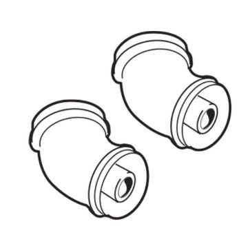 Ideal Pair Of 45 Degree Flue Elbows