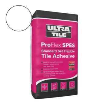 Instarmac Ultra ProFlex SPES Standard Set Flexible Tile Adhesive 20kg - White