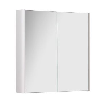 Kartell Options 24 600mm Mirror Cabinet  - White Gloss
