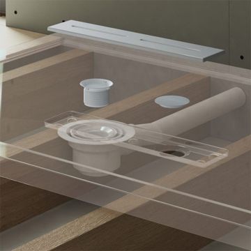 Kudos Connect 2 50mm Shower Waste - White