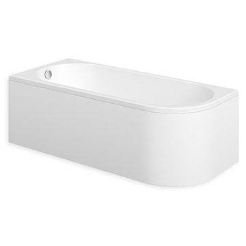 Logan Scott Kyra Single Ended J Shape Bath 1700mm x 750mm & Panel