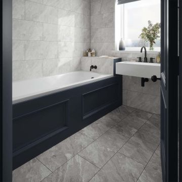 Lamia Grey Wall & Floor Tile 300mm x 600mm - Matt Porcelain