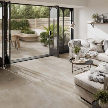 Loft Taupe Wall & Floor Tile 800mm x 800mm - Matt Porcelain