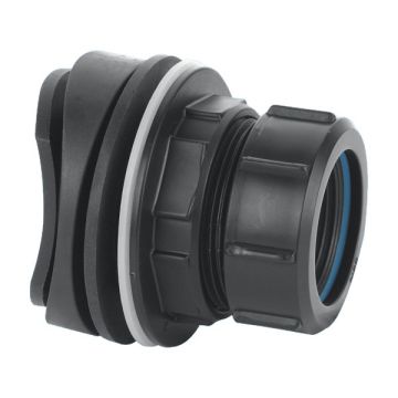 McAlpine Black Mechanical Soil / RW Boss to Suit 32mm pipe