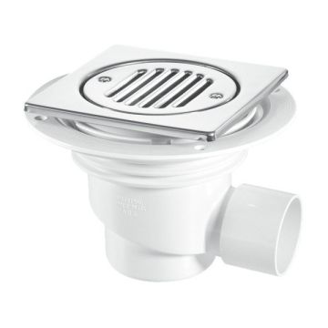 McAlpine TSG1T6SS 150mm Stainless Floor Gulley with 75mm Trap