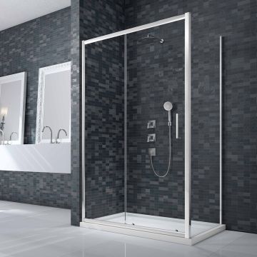 Merlyn Ionic Essence Framed Shower Side Panel 760mm