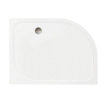 Merlyn Touchstone Offset Quadrant Shower Tray 1000mm x 800mm Left Hand