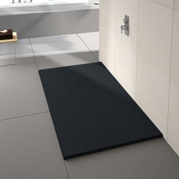 Merlyn Truestone Rectangular Shower Tray 1000mm x 800mm - Black