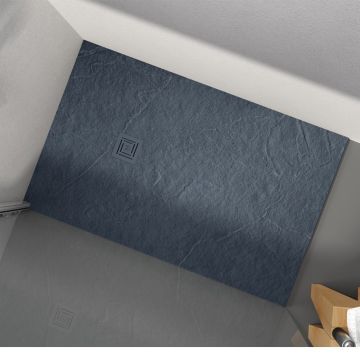 Merlyn Truestone Rectangular Shower Tray 1400mm x 800mm - Graphite