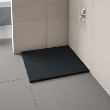Merlyn Truestone Square Shower Tray 900mm x 900mm - Fossil Grey