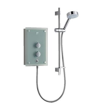 Mira Azora Electric Shower 9.8kW - Chrome / Frosted Glass