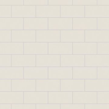 Multipanel Hydrolock Tongue & Groove Metro Tile Wall Panel 2400mm x 598mm - White Grey