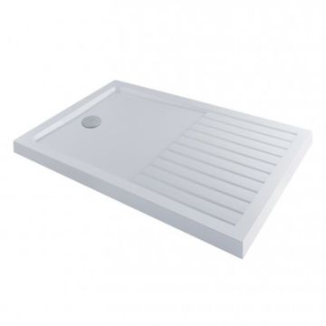 MX Elements Anti-Slip Walk-In Shower Tray with Drying Area 1700mm x 800mm