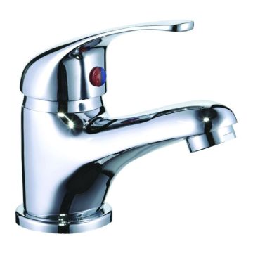 Medena 35mm Mono Basin Mixer with Push Button Waste