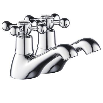 Noveua Ealing Basin Taps - Chrome