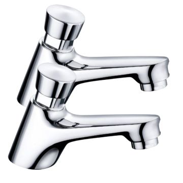 Noveua Richmond Pair of Non-Concussive Taps - Chrome