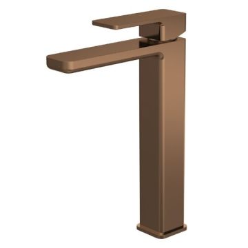Nuie Windon Tall Basin Mixer - Brushed Bronze
