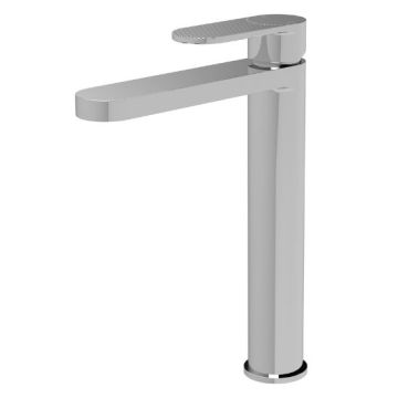 Nuie Cyprus Fluted Tall Basin Mixer - Chrome