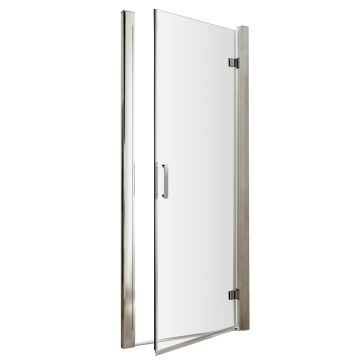 Hudson Reed Pacific 6mm Hinged Shower Door 700mm - Rounded Handle