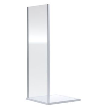 Nuie Rene 6mm Side Panel 1000mm - Chrome