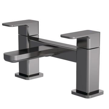 Nuie Windon Bath Filler - Brushed Gun Metal